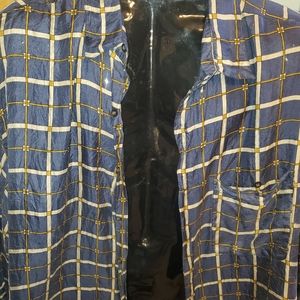 Silk long sleeve shirt